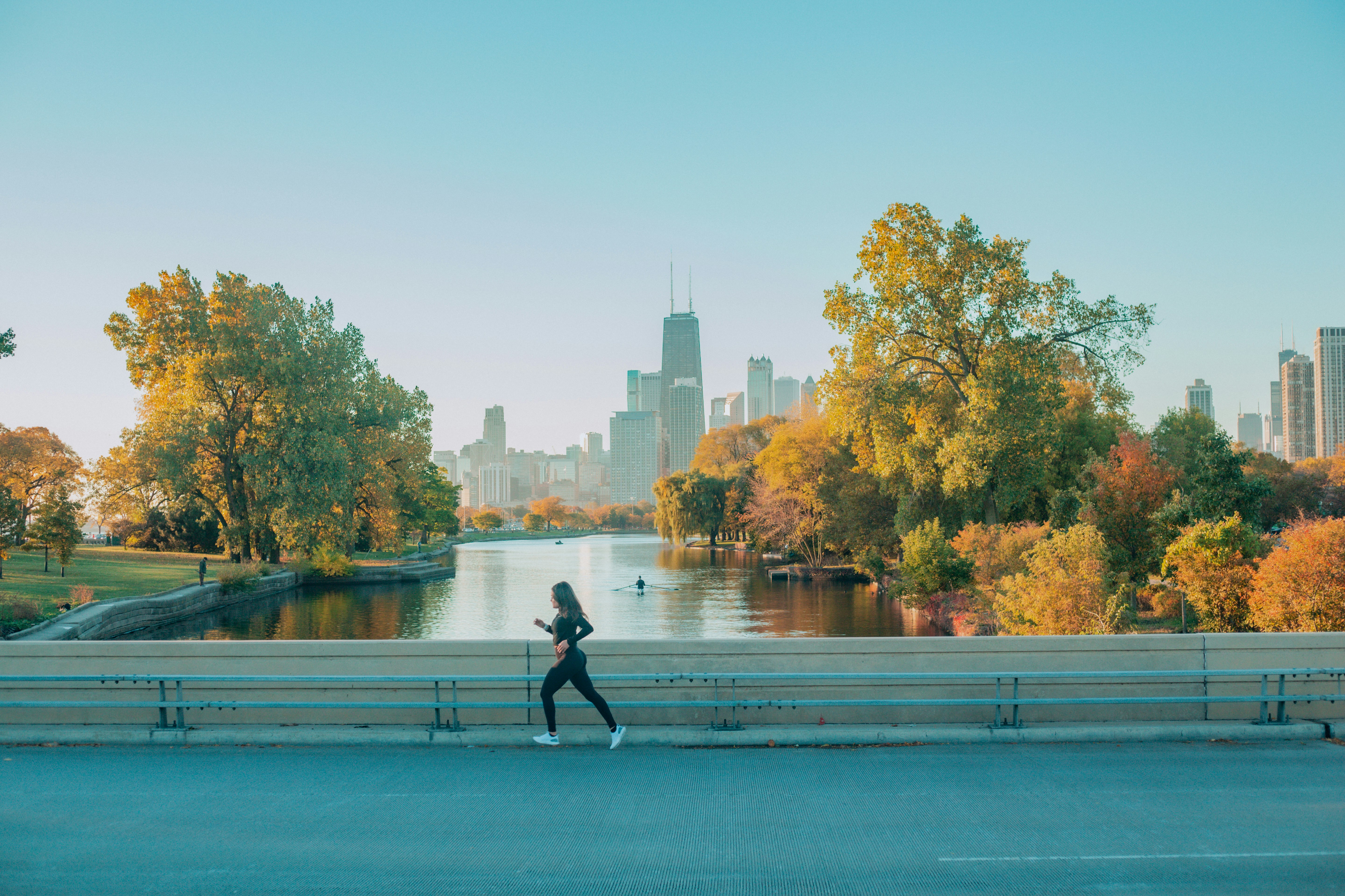Running in Chicago, illinois, United States.